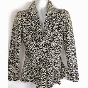 Marisa Christina Animal Print Blazer